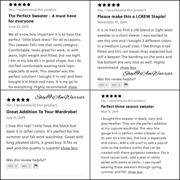 J.Crew NWT {PRICE FIRM} light weight silk short sleeve sweater shop@iamwarrior - Picture 10 of 12